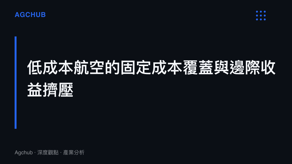 段落標題卡片呈現低成本航空公司透過嚴格退票規則覆蓋固定成本與擠壓邊際收益的商業邏輯