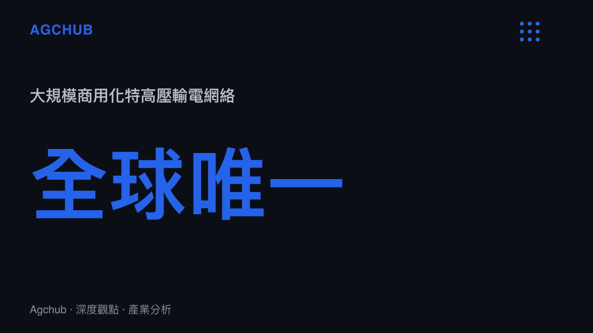 中國特高壓輸電技術全球唯一大規模商用化部署示意圖