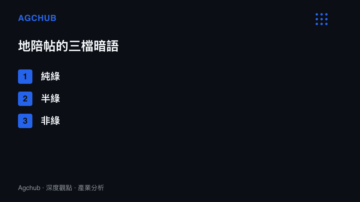 地陪與搭子帖出現純綠、半綠、非綠三檔暗語，按親密程度切分有償陪伴的服務分級，兼作規避平臺關鍵詞審查的加密用語