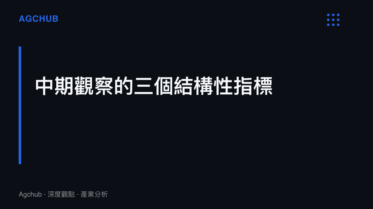 黃金珠寶產業中期觀察應追蹤實物需求持續性、品牌定價彈性與庫存週轉三個結構性指標的段落卡片