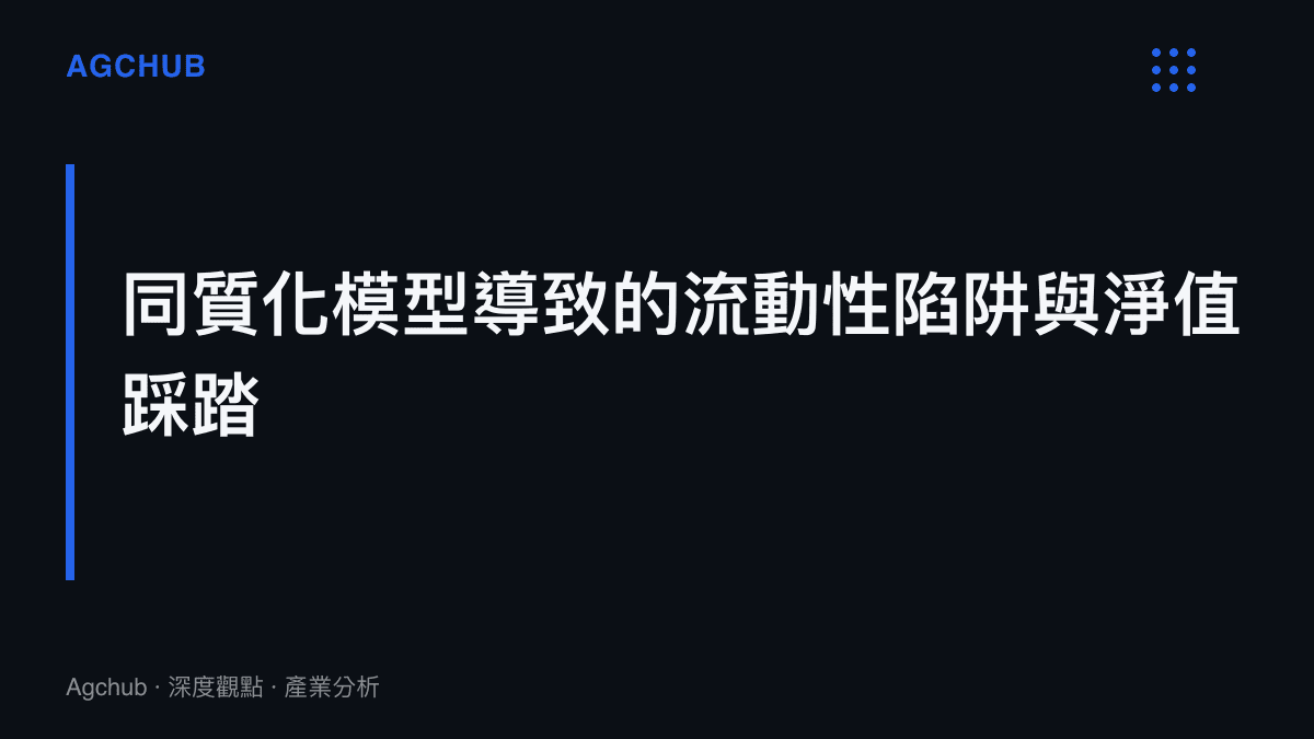 段落標題指出多家量化機構使用相似AI模型在市場波動時引發流動性枯竭與資產減損