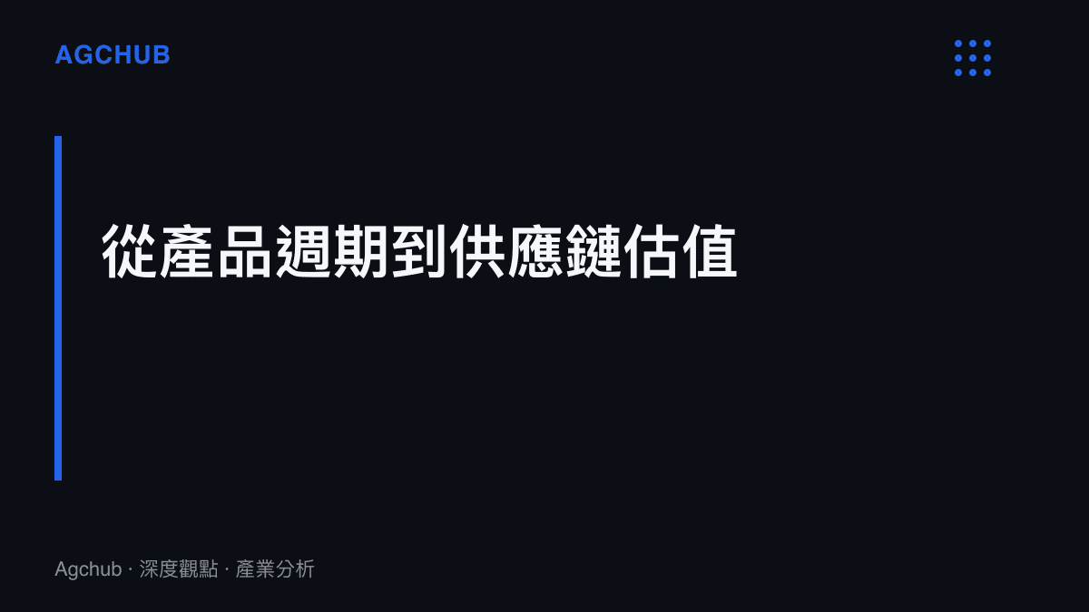 iPhone 17 銷量訊號如何傳導至臺系與陸系供應鏈估值的結構分析圖卡