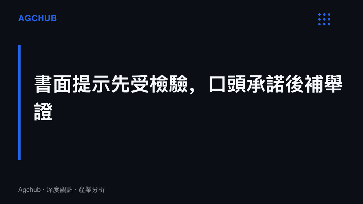圖卡呈現這類房產糾紛的審理順序，先驗證不利因素告知書等書面文件的效力與提示具體程度，再處理銷售口頭承諾能否構成合同內容