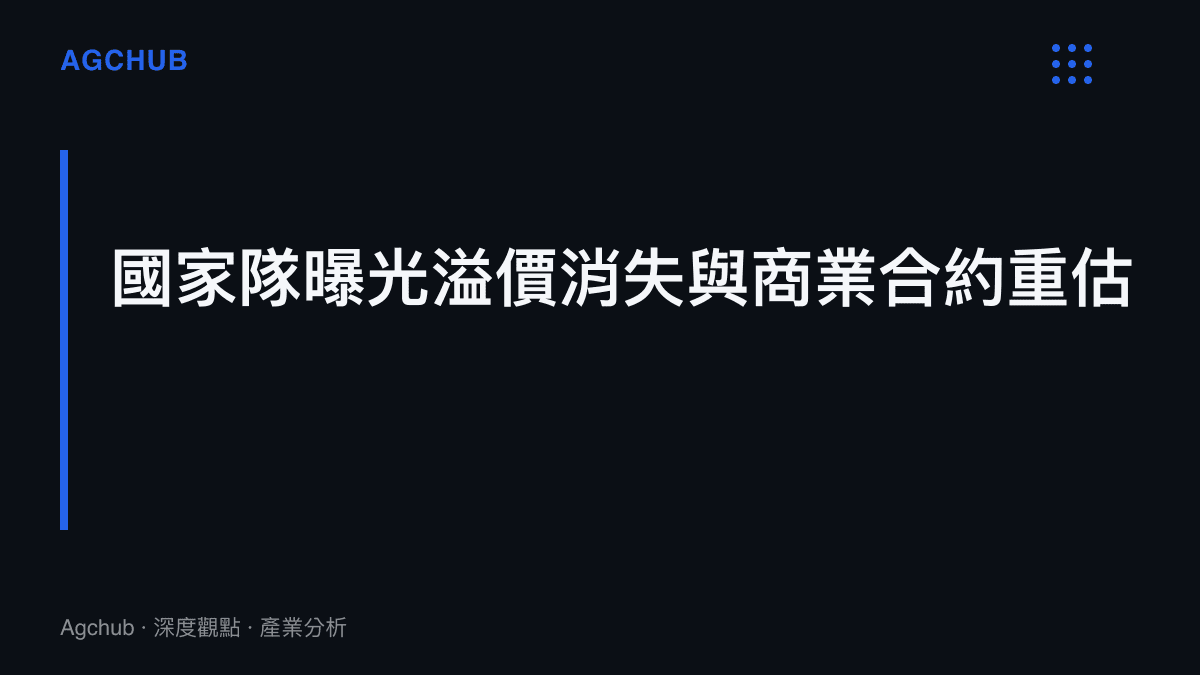 球員退出國家隊將導致世界盃期間媒體曝光價值消失並觸發贊助商重新談判合約