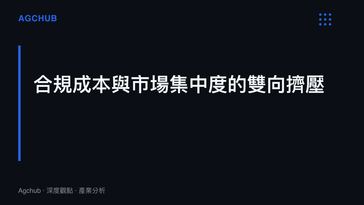 段落標題卡片，說明高額的合規資本支出正在重塑地方服務業的競爭格局，形成對中小型企業的擠壓